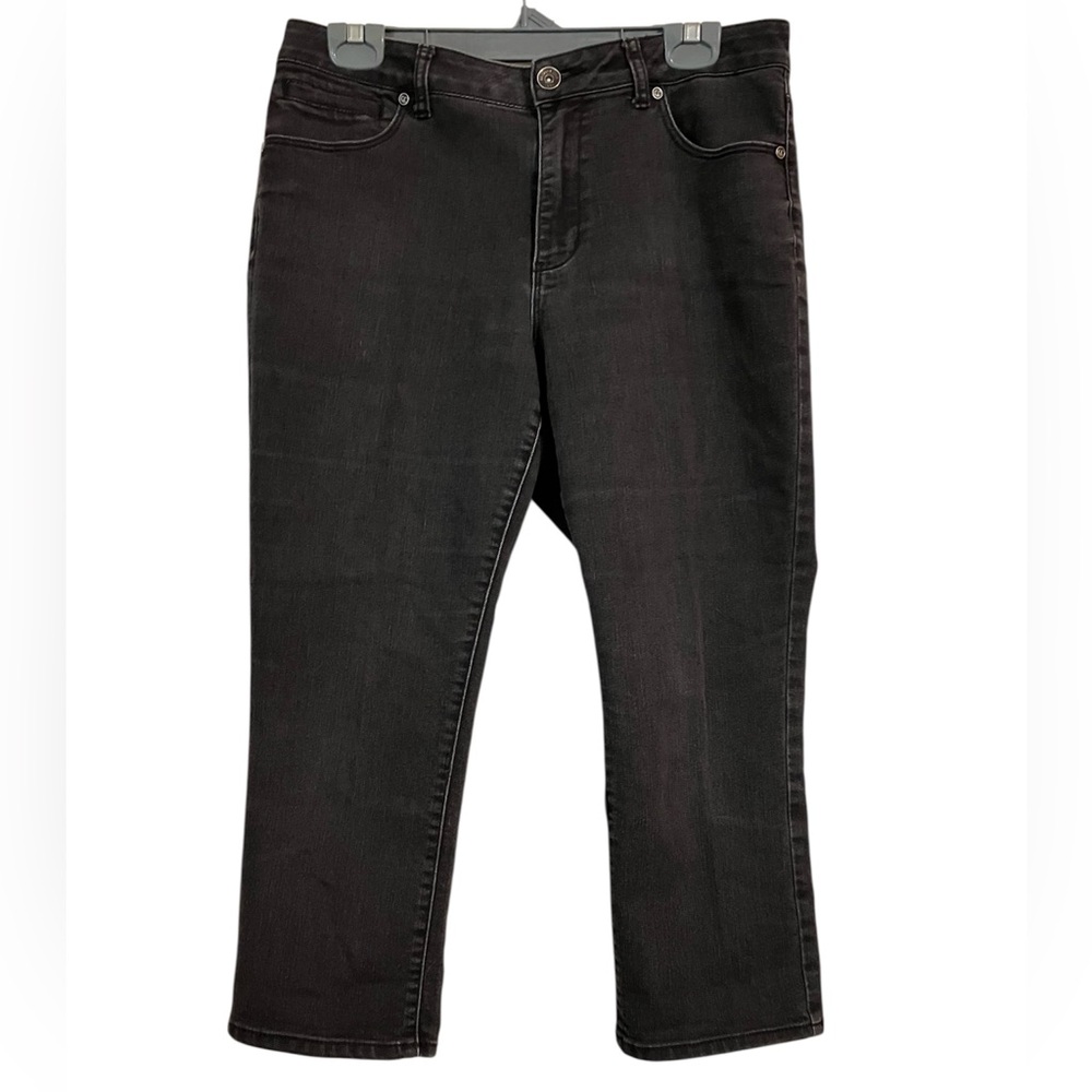4/$20 Coldwater Creek Black Straight Jeans Classic Style